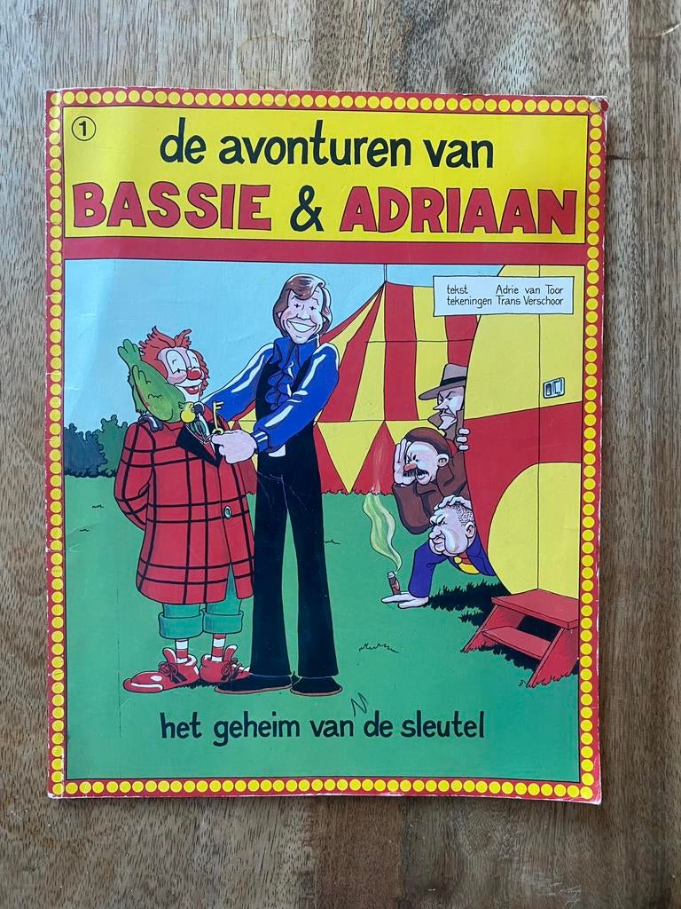 Bassie en adriaan avonturen stripboek, Ophalen of Verzenden