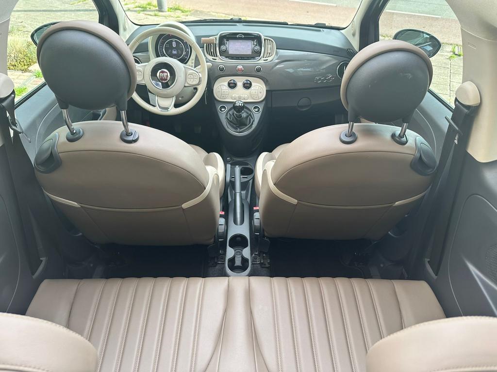 Fiat 500C 0.9 80pk Turbo Twinair 2016 Grijs, Ophalen, Gebruikt, Fiat