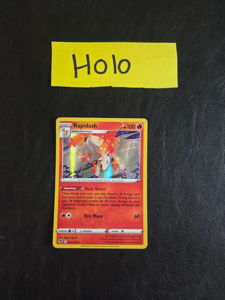 Rapidash 022/195 silver tempest, Ophalen of Verzenden, Zo goed als nieuw