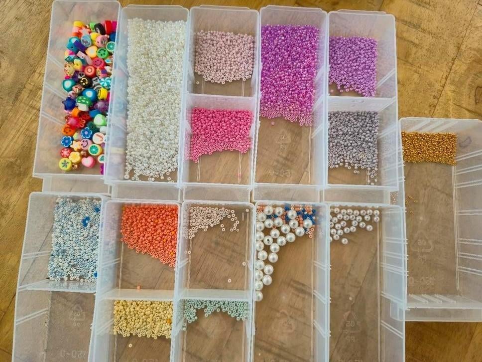 Leuke partij kraaltjes, polymeer en meer, Ophalen of Verzenden, Kraal