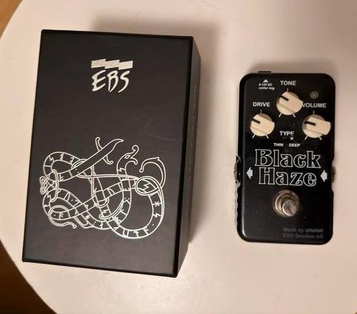 EBS Black Haze Distortion/Overdrive Pedaal, Muziek en Instrumenten, Ophalen of Verzenden, Zo goed als nieuw, Distortion, Overdrive of Fuzz