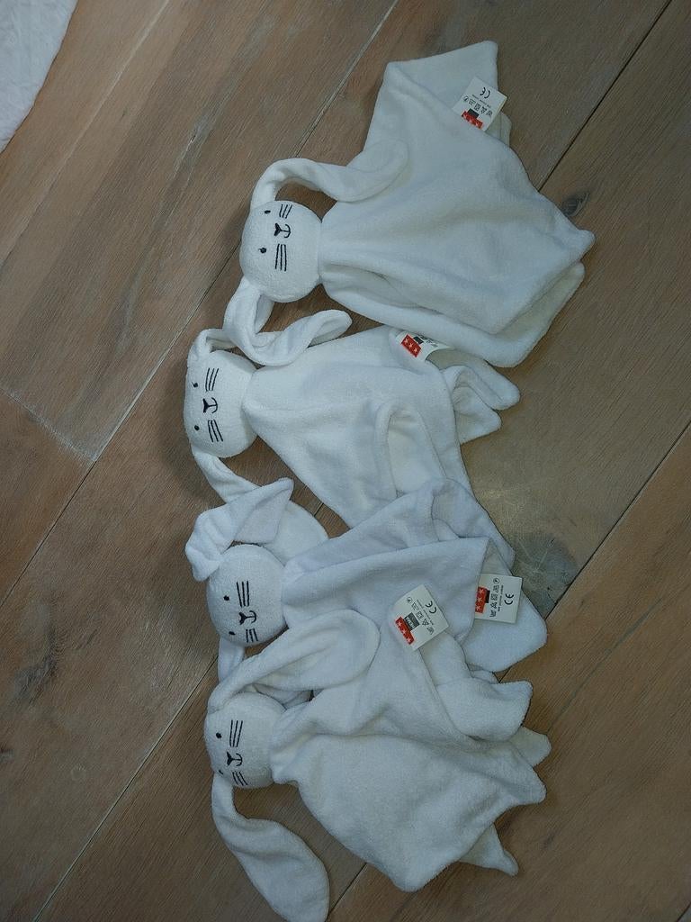 Hema konijn badstof knuffeldoekje sterren, Ophalen of Verzenden, Zo goed als nieuw, Konijn