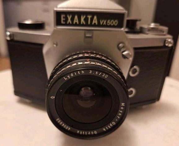 Exakta VX 500 met Meyer-Optik Görlitz Lydith 30mm f/3.5, Ophalen of Verzenden, Compact, Overige Merken