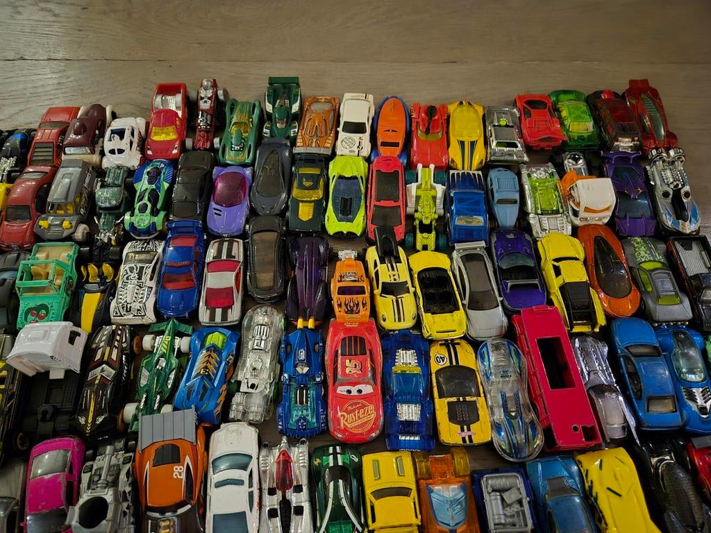 Grote Hot Wheels verzameling 200+ auto's bulk, Gebruikt, Auto, 1:32 tot 1:50, Ophalen