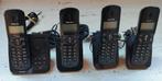 Philips 4 handset telefoon CD 175 Quatro, Ophalen of Verzenden, Gebruikt, Zwart