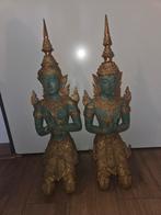 2 Mooie Tempelwachters set - Man en Vrouw - 60 cm, Verzamelen, Ophalen of Verzenden
