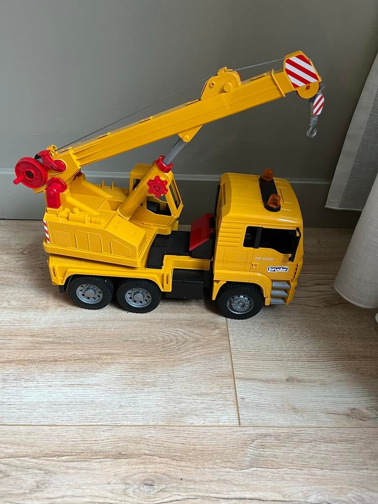 Bruder Kraanwagen - Zo goed als nieuw, Ophalen of Verzenden, Zo goed als nieuw