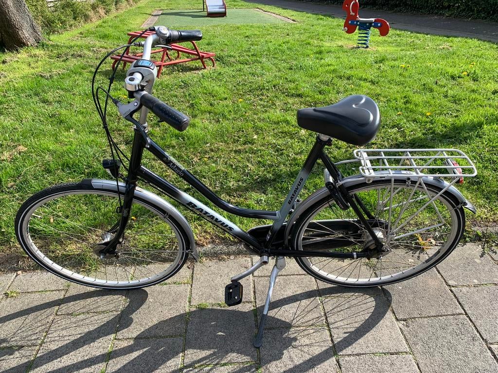 Batavus Adagio 28 inch damesfiets  60 cm frame.7 versnl, Ophalen, Gebruikt, Velgrem, Versnellingen