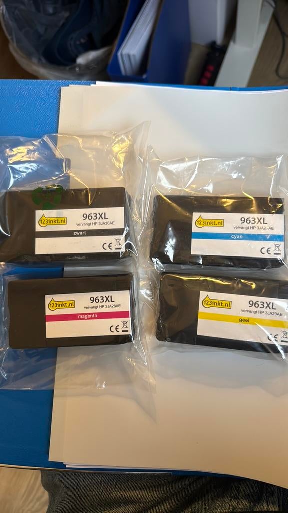 HP 963XL inktcartridges (huismerk 123ink – compleet NIEUW, Ophalen of Verzenden, Nieuw