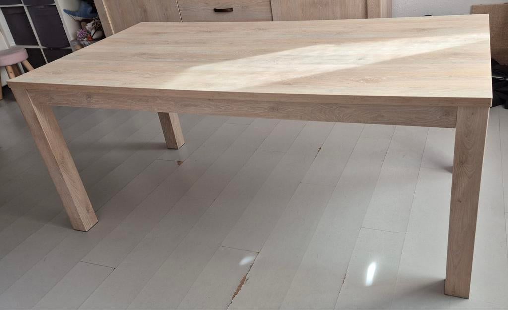 Eettafel - 180x90cm - eikenlook, Huis en Inrichting, Tafels | Eettafels, Ophalen, 50 tot 100 cm, Zo goed als nieuw, Vijf personen of meer