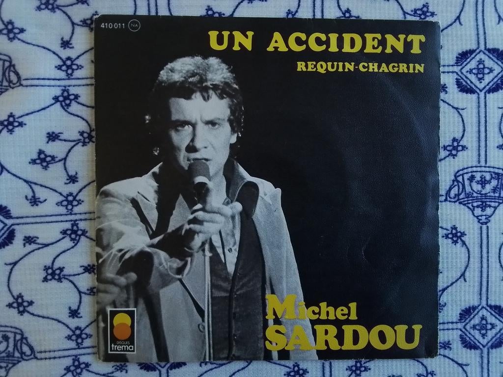 Michel sardou               Un accident, Cd's en Dvd's, Vinyl Singles, Ophalen of Verzenden, Zo goed als nieuw, Pop, Single