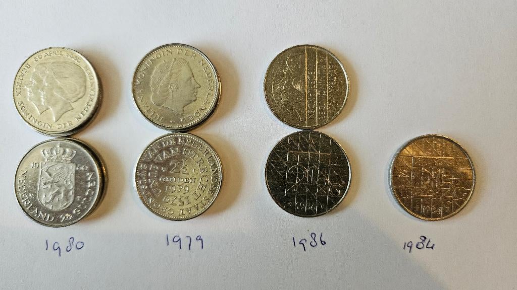 Nederlandse Rijksdaalders gulden munten, Postzegels en Munten, Munten | Nederland, Ophalen of Verzenden, Koningin Juliana, 2½ gulden