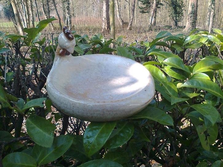 Origineel Vogelvoerbakje, Vogelwaterbakje Kip, Pasen, Tuin en Terras, Vogelhuisjes en Vogelbaden, Nieuw, Ophalen of Verzenden