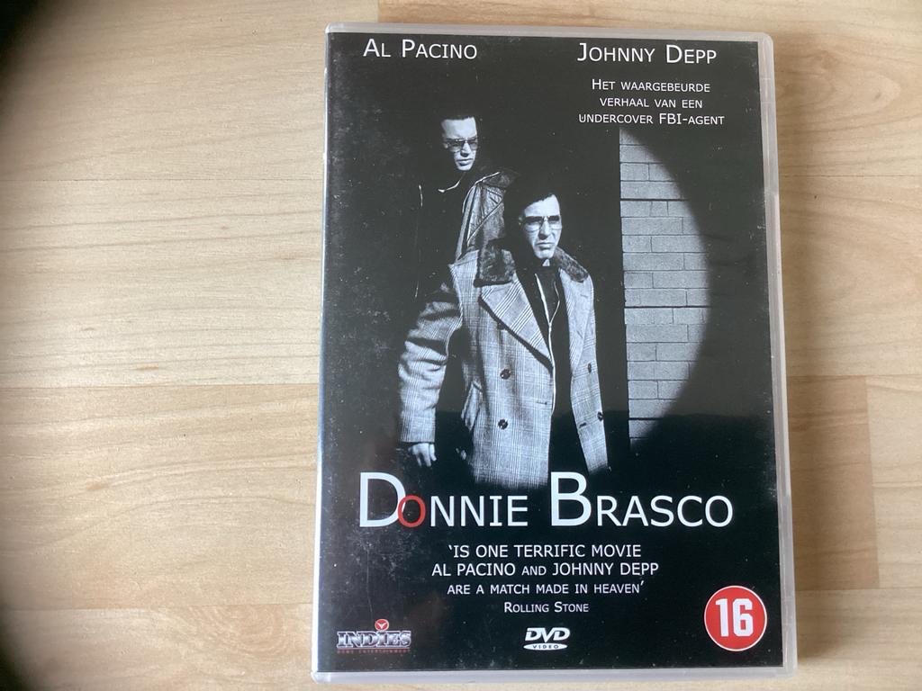 Donnie Brasco DVD met Al Pacino en Johnny Depp, Cd's en Dvd's, Dvd's | Thrillers en Misdaad, Vanaf 16 jaar, Ophalen of Verzenden