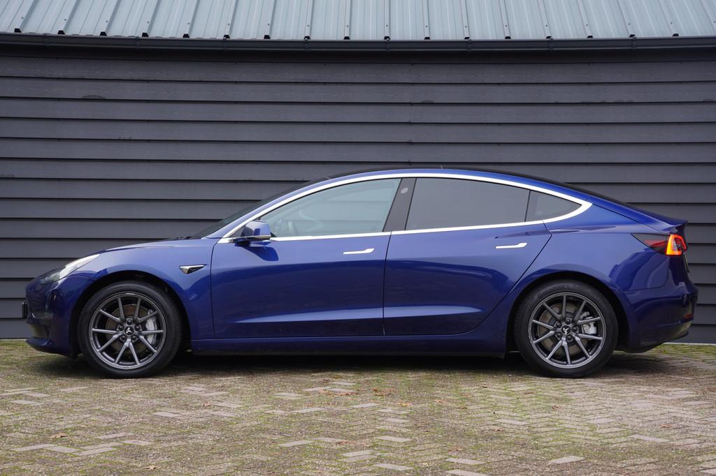Tesla Model 3 Long Range AWD 75 kWh - PANODAK - AUTOPILOT -, Auto's, Tesla, Automaat, Zwart, Blauw, Vierwielaandrijving