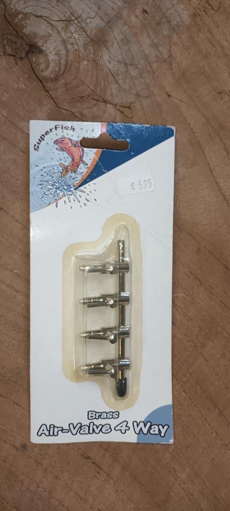 SuperFish RVS Luchtkraan 4 Weg Blister, Overige soorten