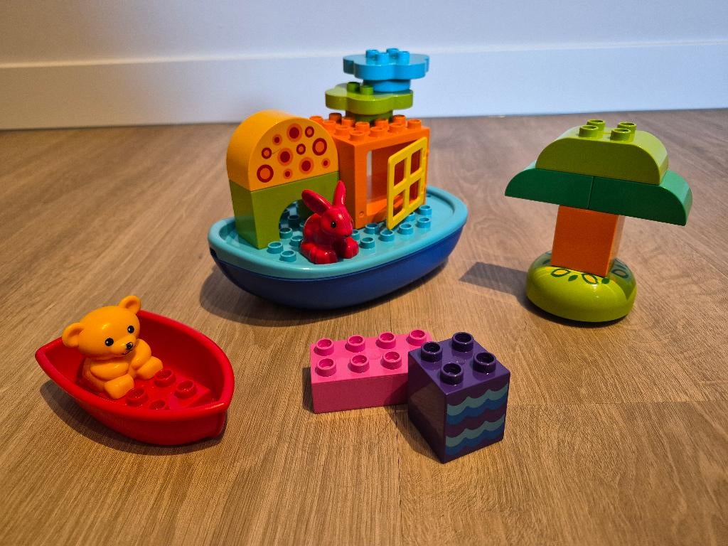 Lego DUPLO Peuter starterset bootavontuur 10567 COMPLEET, Overige thema's, Ophalen of Verzenden, Zo goed als nieuw, Compleet