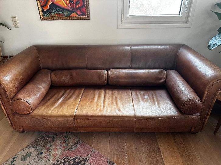 Baxter bank Alfred P, Huis en Inrichting, Banken | Bankstellen, Gebruikt, Rechte bank, Driepersoons, 200 tot 250 cm, 100 tot 125 cm