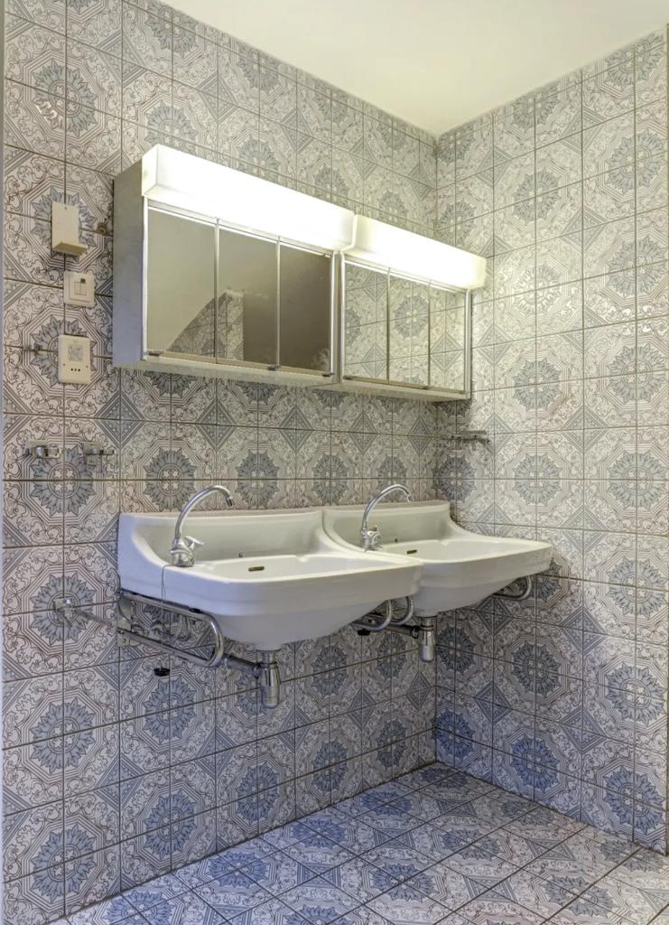 2 Vintage wasbakken, Ophalen, Gebruikt, Wastafel