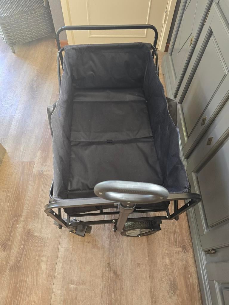 Hikenture Wagon Cart Foldable, 150kgs Large Capacity Folding Wagon, Heavy Duty U