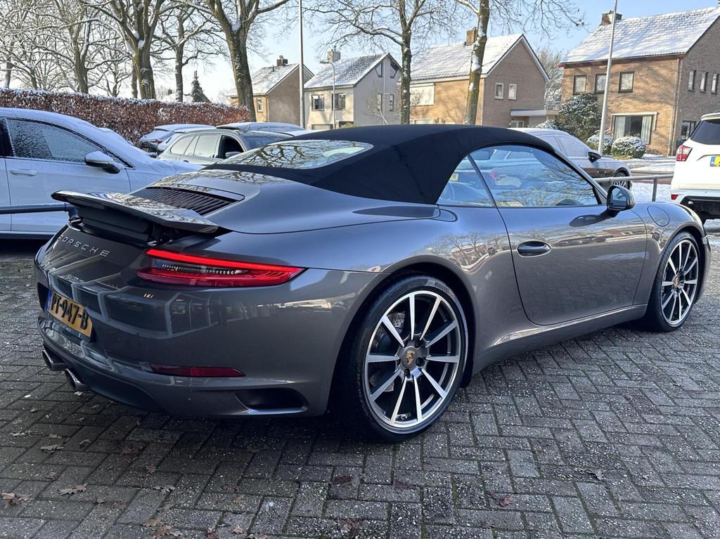 Porsche 911 Cabrio 3.0 Carrera NAP! Leer, Sportuitlaat, Blue, Auto's, Porsche, Achterwielaandrijving, Gebruikt, Euro 6, Cabriolet