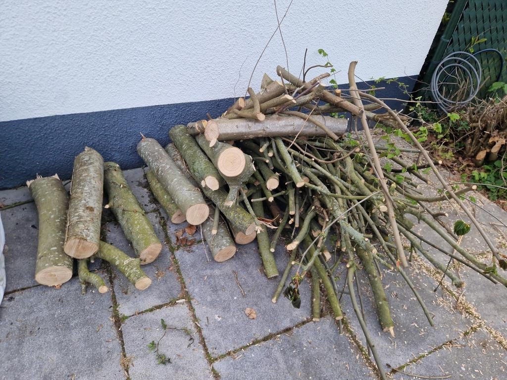 Hout, Minder dan 3 m³, Ophalen, Stammen