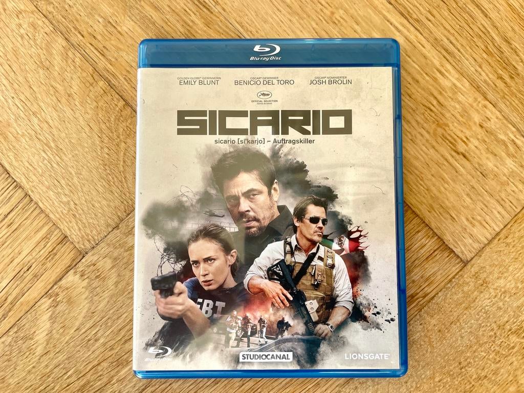 Sicario (2015) op Blu-ray (zonder NL ondertiteling), Cd's en Dvd's, Ophalen of Verzenden, Zo goed als nieuw, Thrillers en Misdaad