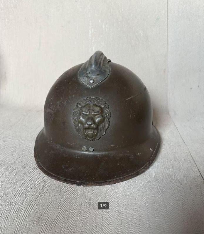 wo2 - Belgische helm - model Adrian, Verzamelen, Ophalen of Verzenden, Landmacht, Overige gebieden, Helm of Baret