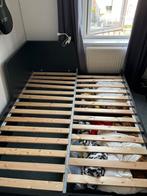 Uitschuifbaar bed + opberg lades- Zwart (reparatie nodig), Huis en Inrichting, Ophalen, Eenpersoons, Zwart, Overige maten