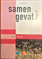 A.N. Leegwater - Vwo Biologie, VWO, Biologie, Ophalen of Verzenden, Zo goed als nieuw