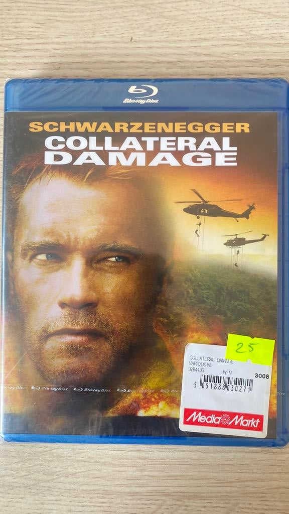 Collateral damage blu ray NL versie NIEUW, Ophalen of Verzenden, Nieuw in verpakking, Actie
