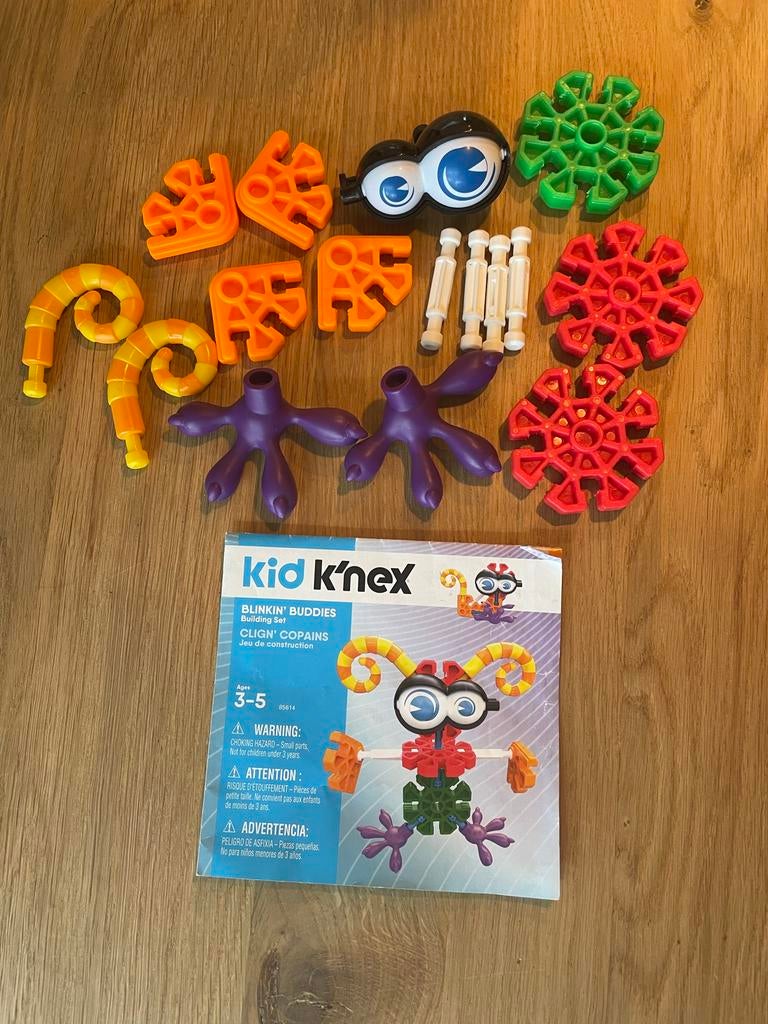 Kid K'nex Blinking' Buddies bouwset, Ophalen, Zo goed als nieuw, K'nex