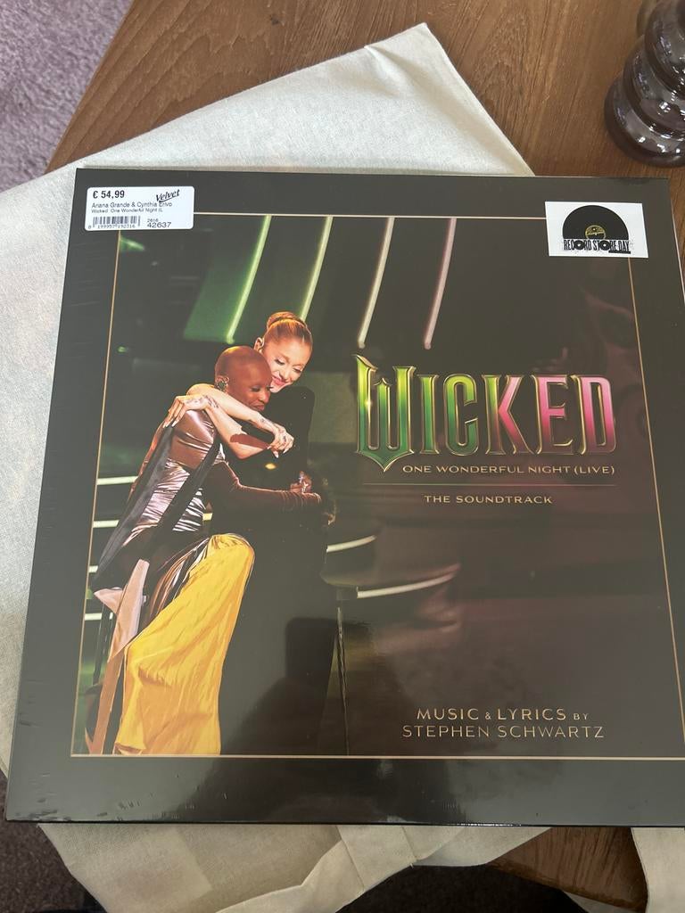 LP Wicked One Wonderful Night (Live) Soundtrack, Ophalen, Geseald, 2020 tot heden, 12 inch