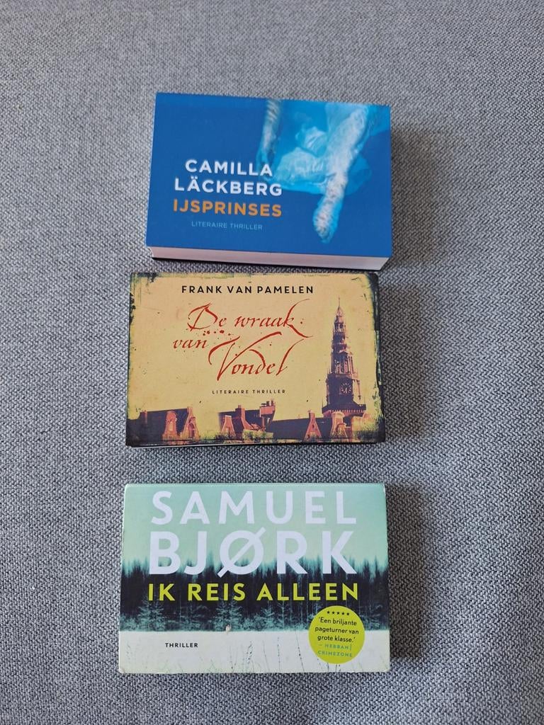 3 x dwarsliggers genre Thriller, Boeken, Thrillers, Ophalen of Verzenden, Zo goed als nieuw, Camilla Läckberg