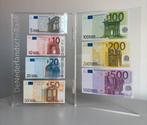 De Nederlandsche Bank eurobiljetten display in plexiglas, Ophalen of Verzenden, Overige landen, 500 euro, Setje