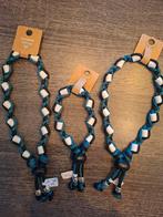 Anti-tekenbanden EM keramiek kralen Maat XS tot XXL, Ophalen of Verzenden, Handgemaakt, Nieuw