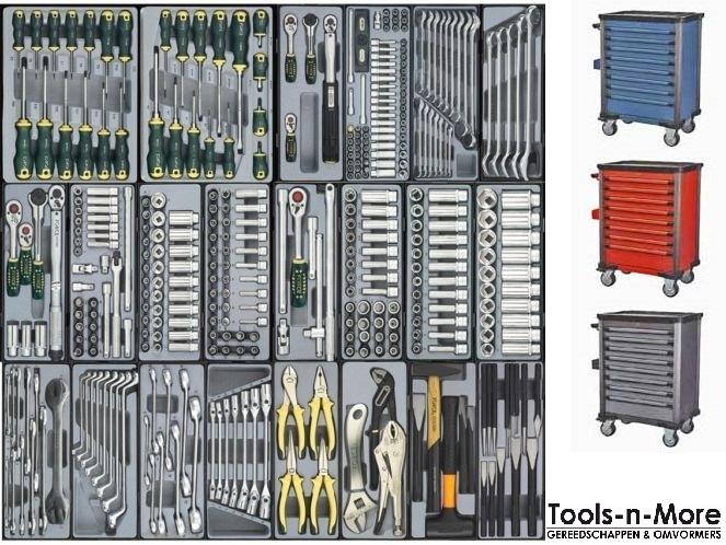 Force Gereedschapswagen 376 delig, Niet ingevuld, Niet ingevuld, Nieuw, Ophalen of Verzenden