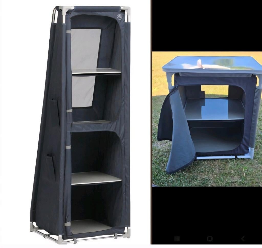 Campingkast Defa & Base Camp pst te koop ( meivakantie ⛺️), Caravans en Kamperen, Ophalen, Gebruikt, Campingkast