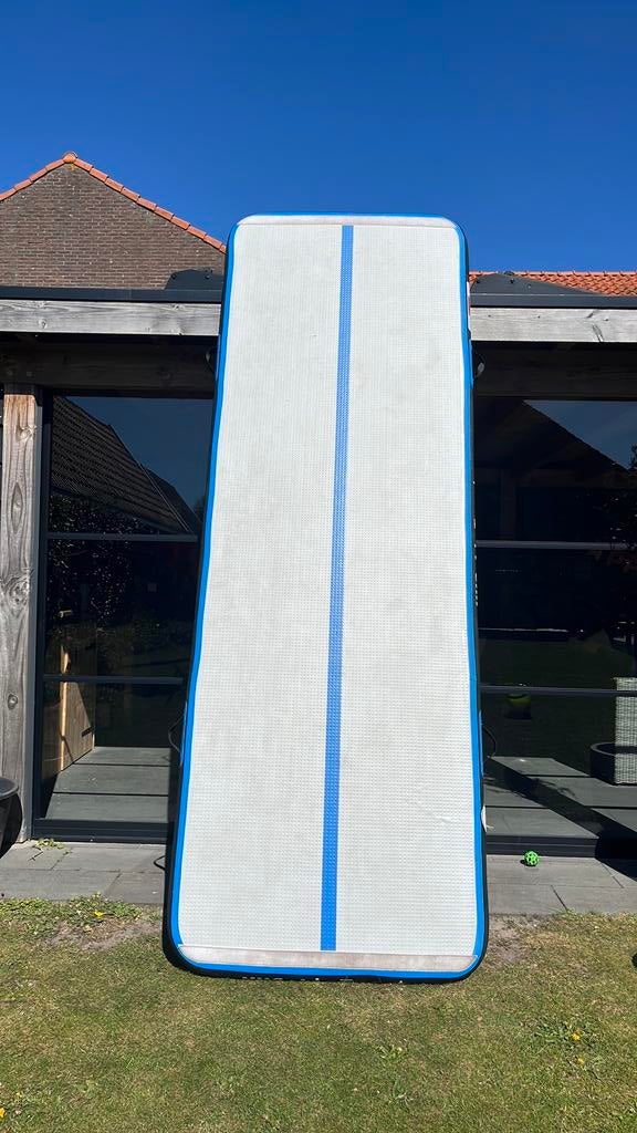 MMS Airtrack, Sport en Fitness, Turnen, Ophalen, Gebruikt, Wit, Materiaal