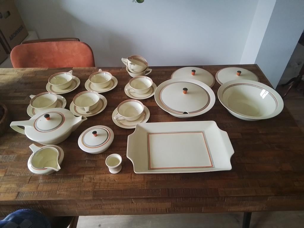 Petrus Regout servies, Antiek en Kunst, Antiek | Servies compleet, Ophalen of Verzenden