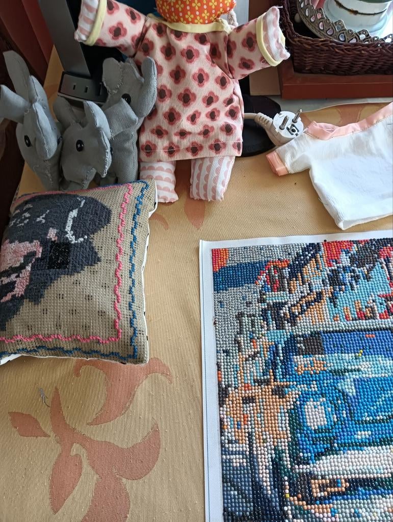 Te koop handwerk spullen, Ophalen