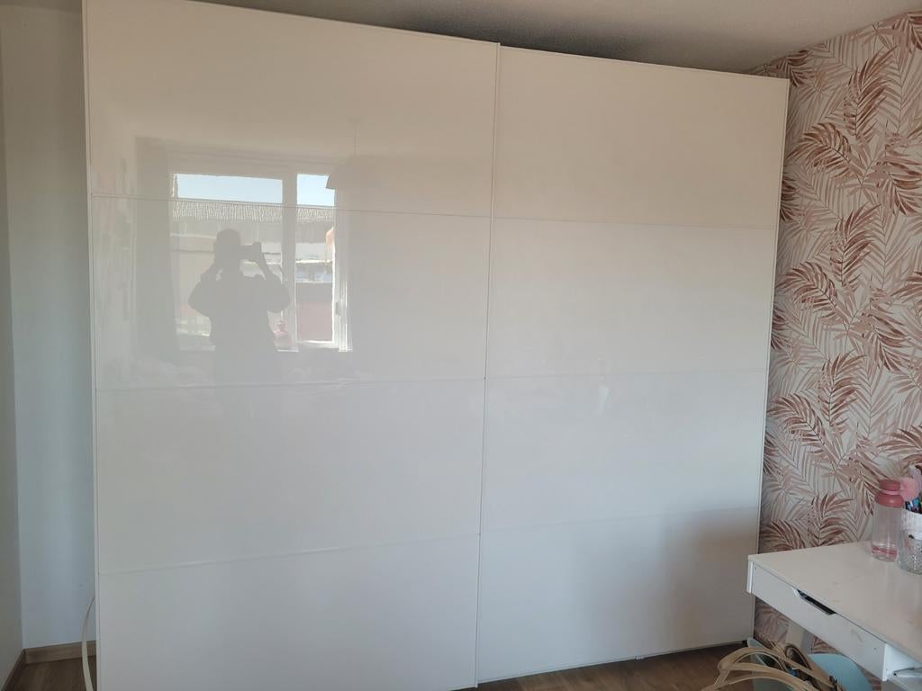 Ikea Pax Kast 250x63x236 cm met Schuifdeuren en Indeling, Ophalen, Met deur(en), 200 cm of meer, Modern, tijdloos