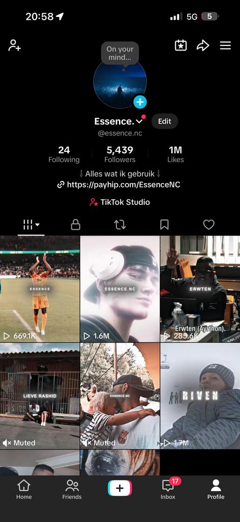 Tiktok Account 5k volgers, Eén persoon, Cadeaubon