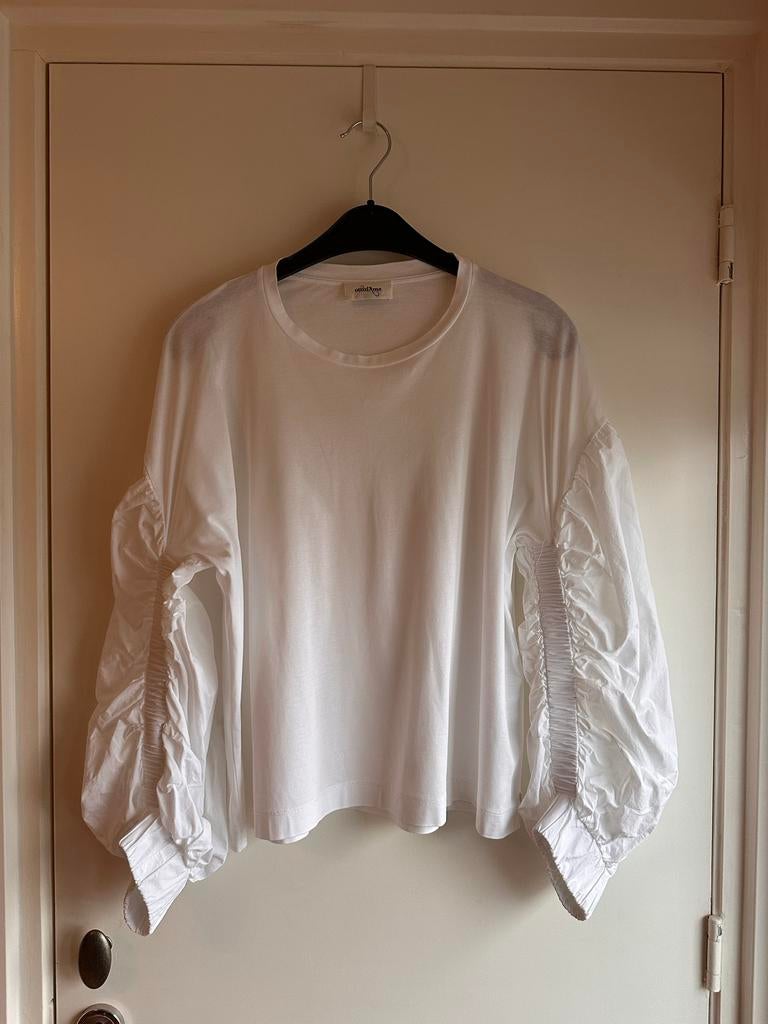 Ottod'ame witte top - maat 38 (ZGAN), Maat 38/40 (M), Wit, Ophalen of Verzenden, Zo goed als nieuw