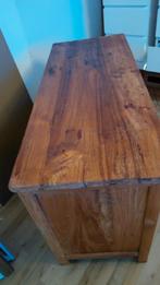 Houten Dressoir/TV Meubel, Ophalen, Gebruikt, 100 tot 150 cm, Landelijk