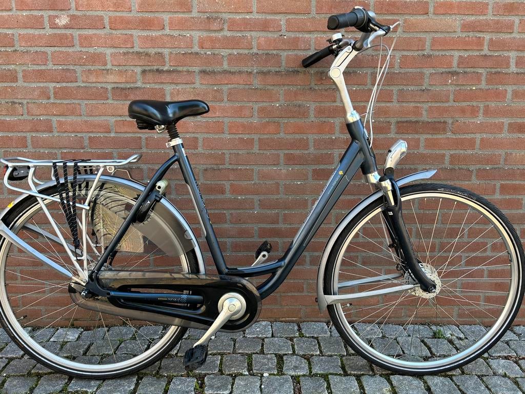 Damesfiets Batavus Monaco 28 inch, Fietsen en Brommers, Fietsen | Dames | Damesfietsen, Ophalen, Batavus, Versnellingen, 56 cm of meer