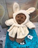 Nieuwe Jellycat knuffelbeer in konijnenbadjas, Ophalen of Verzenden, Nieuw, Beer