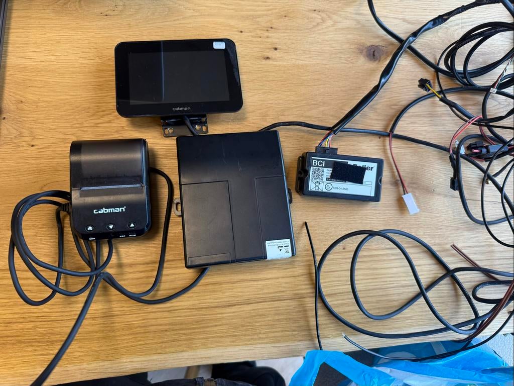 Cabman MDT 7 INCH met printer, CANBUS & meter module, Ophalen of Verzenden, Gebruikt