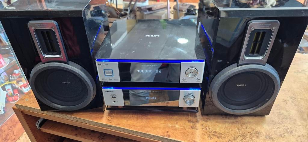 Philips MCD716/12 DVD-HiFi-systeem, Ophalen of Verzenden, Philips, Md