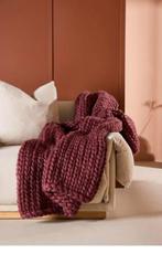 Deken-Plaid ‘Bourgondisch Rood’, Ophalen of Verzenden, Nieuw